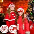 thumbnail image 4 of Vidrio lindo del muñeco de nieve de Papá Noel de la Navidad de la historieta de alta calidad para la decoración de la fiesta de Navidad suministros del partido de la promoción de los niños, 4 of 4