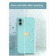 thumbnail image 3 of Cute Love Heart Cube Straight Edge Soft Liquid Silicone Back Bumper Compatible with iPhone Case,Couple Phone Case Cover， Red, Iphone 12mini, 3 of 9