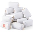 thumbnail image 1 of Bolsas de maquillaje Kigeli de piel sintética para cosméticos, 15 unidades, color blanco, 1 of 7