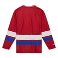 thumbnail image 3 of Women's Mitchell & Ness Red Buffalo Bills Big Face 7.0 Long Sleeve Jersey T-Shirt, 3 of 5