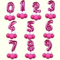 thumbnail image 4 of GUOOL All Numbers Crown Balloons Column Set Happy Birthday Arch Garland Number 1, 4 of 4