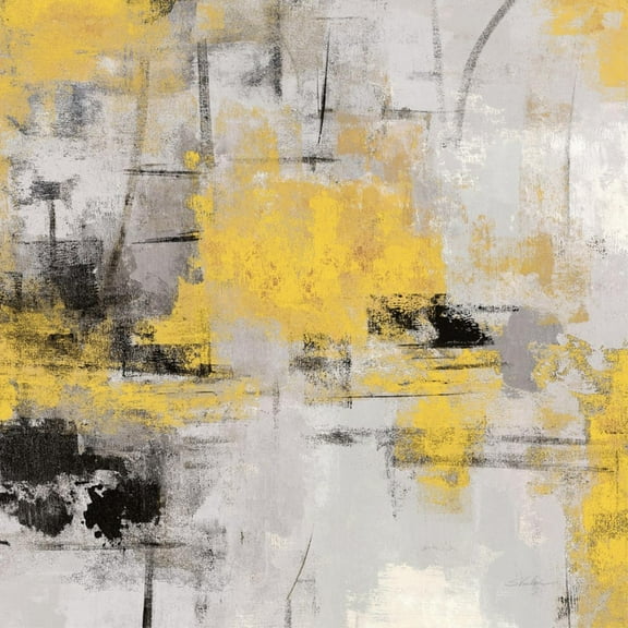 Art.com Stone Gardens III Yellow Art Print by Silvia Vassileva, 16" x 16"