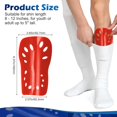 thumbnail image 2 of Espinilleras de fútbol, ​​2 pares de espinilleras de fútbol superligeras y transpirables, espinilleras protectoras de fútbol para mujeres y adolescentes, 2 of 5