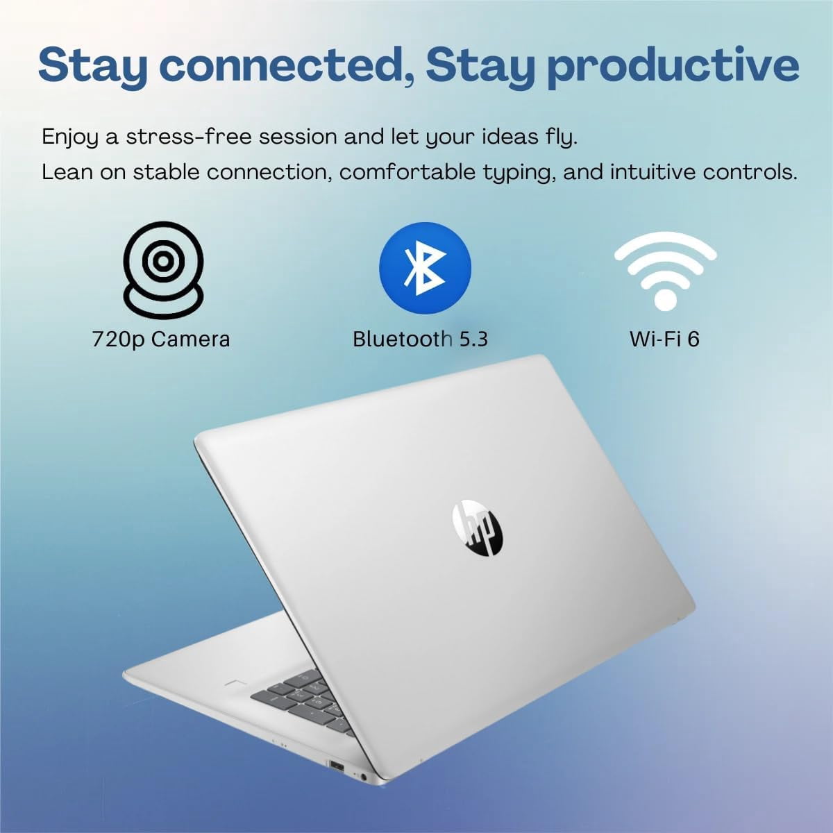 HP Business Laptop, 17.3" HD+ Touchscreen, Intel i7-1355U, 32GB RAM, 2TB SSD, Intel Iris Xe Graphics, Wi-Fi 6, Windows 11 Pro
