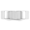 thumbnail image 2 of 14K White Gold 7mm Standard Flat Comfort Fit Band Ring Size 10, 2 of 7