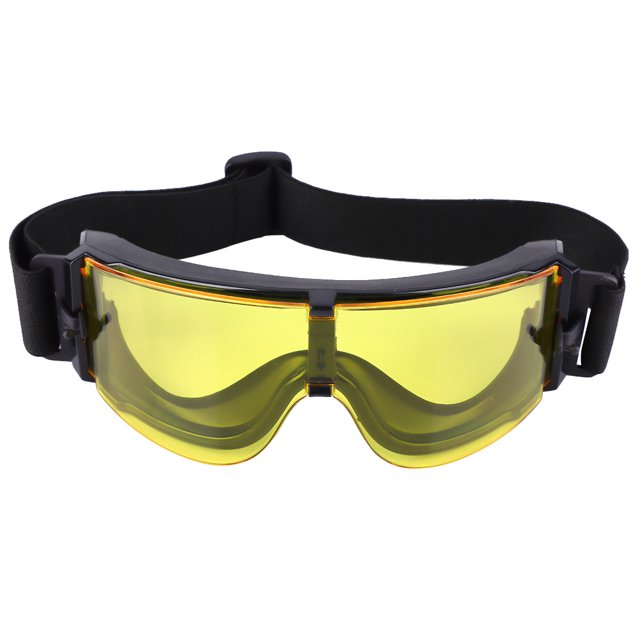 Gafas al aire libre, gafas antivaho, gafas de sol tácticas, tiro, ciclismo, protección ocular (amarillo)