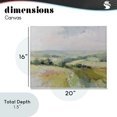 thumbnail image 4 of Stupell Industries Farmhouse Endless Green Hills Canvas Art, 20 x 16, by Svetlana Aleynikova, 4 of 8