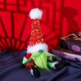 thumbnail image 2 of Navidad Muñecos De Peluche Adornos Navideños Monstruo De Pelo Verde Muñeco Enano Adornos Para Sofá Chimenea Dormitorio Yuarrent HA047140-02, 2 of 6