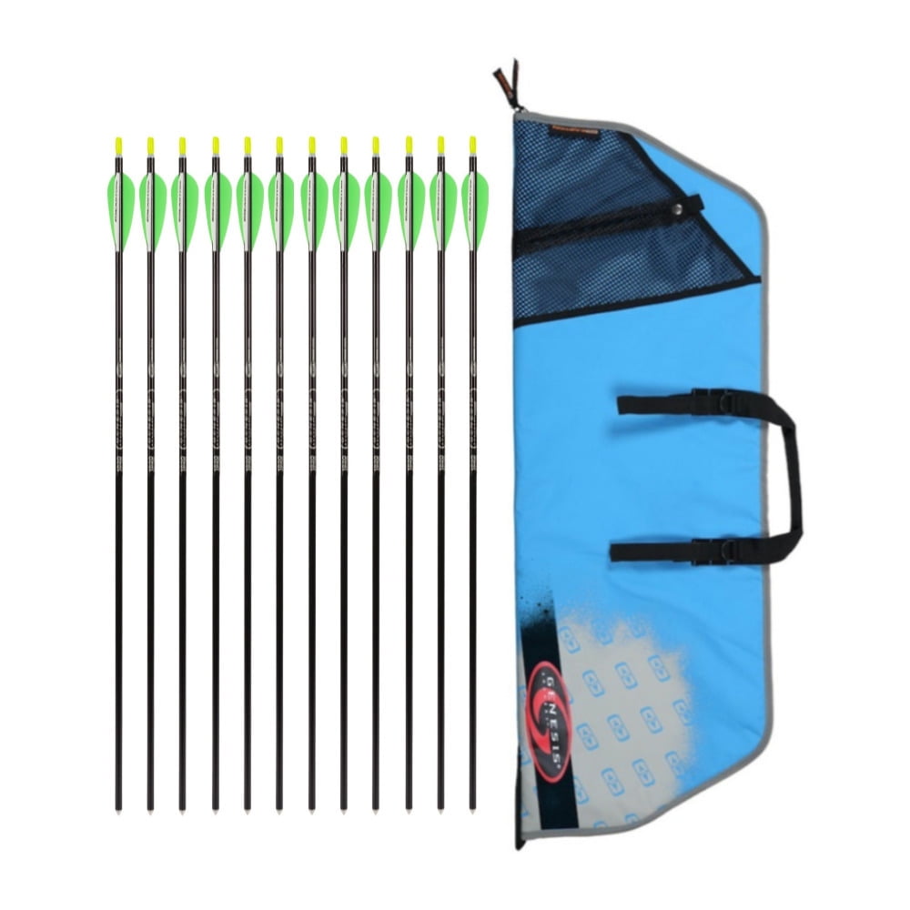Easton Case for Genesis Bows Original Compound Bow (Blue) Kit with 12