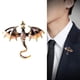 thumbnail image 1 of Hombres Broche Pin Joyería de Moda Rhinestone Regalo de Cumpleaños Vintage Punk Animal Colgante Encantos Insignia Pin para Mochila Bufanda Trajes de R Marrón Salvador Broche, 1 of 10