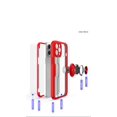 thumbnail image 6 of iPhone 13 Phone Case, Slim Screen Protector Full Protection Kickstand Magnetic Ring for iPhone 13 Phone Case Green, 6 of 7