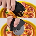 thumbnail image 2 of Less Than 5 Cutter Handheld Pizza Cutter Wheel Pizza Cutter Pizza Pan Kitchen Gadgets Pizza Scissors Pizza Board Cutter Pizza Cutter Wheel Pizza Cutter Pizza Cutter Wheel with Protective, 2 of 8