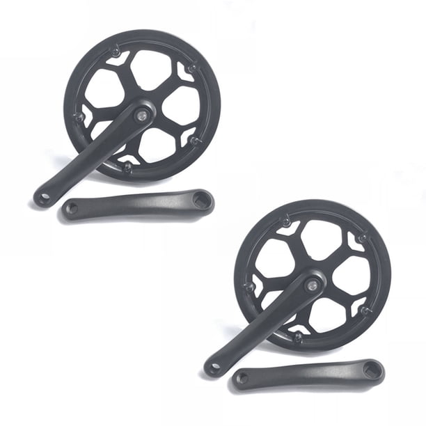 2X Juego de Bielas de Bicicleta Plegable 48T Agujero Cuadrado 170mm Juego de Bielas Cnc Juego de Bielas de Bicicleta Piñón