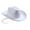 White, variant on Generic Felt Cowboy Hat Plain Cowboy Hats for Women Cowgirl Hat Adjustable Drawstring Bachelorette Party Hat