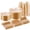 Gold Glitter, variant on WELLIFE FESTIVE 300 PCS Gold Disposable Dinnerware Set for 75 Guests, Include: 50 Dinner & Salad Plates, Cups, Forks Knives Spoons