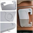 thumbnail image 3 of Steering Wheel Double-Sided Trays, Multi-Function Portable Car Steering Wheel Desk Table, Laptop Stand Table Holder Fits Most Vehicles Steering Wheels for Travels (Grey), 3 of 8
