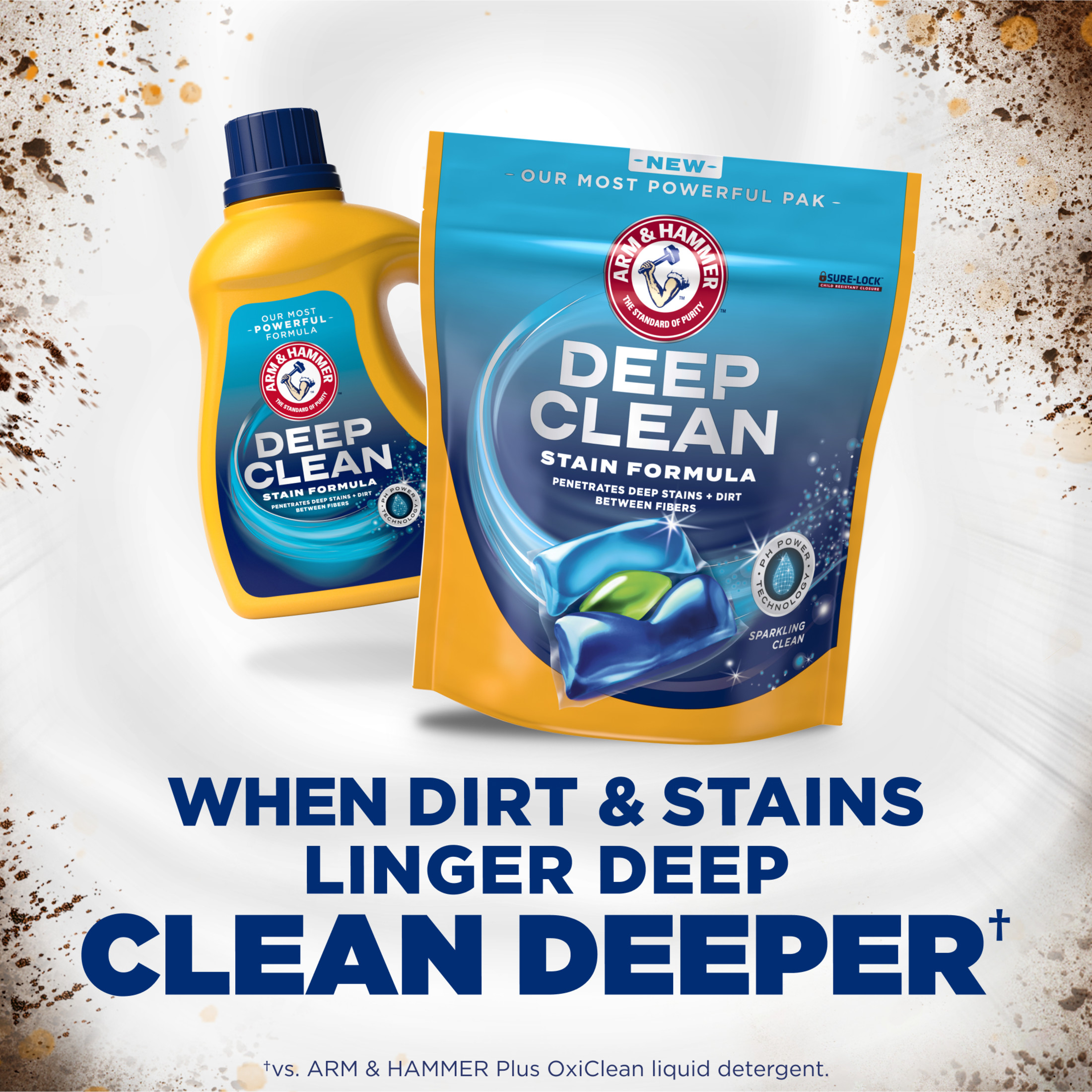 ARM & HAMMER Deep Clean Stain Formula Laundry Power Paks, 44 Count photo 3