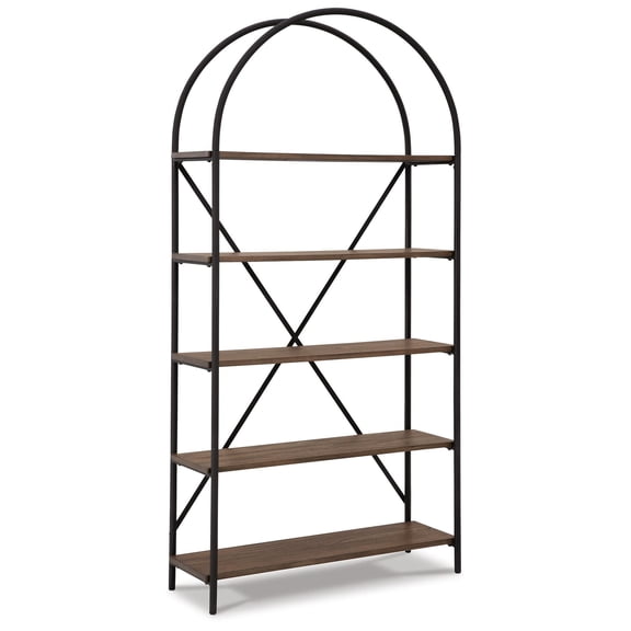 Signature Design by Ashley Casual Galtbury Bookcase Brown/Black