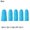 Blue, variant on 5pcs Needlework Sewing Thimble Rubber Finger protector Silicone Finger Cover Non-slip Guard Caps BLUE
