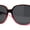 Burgundy - Black, variant on Polarized Large Oversized Barricade Rectangle Fit Over OTG Sunglasses All Black