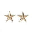 thumbnail image 2 of Gold - Military Brigadier General Stars Pin-On Insignia Pair BG, 2 of 2