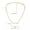Gold, variant on HOOUN Personalized Name Custom Necklace Stainless Steel Pendant Jewelry Women Men Gift-Gold