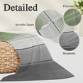thumbnail image 3 of Sage Green Gray Ombre Pillow Covers 16"x24", Vintage Country Wooden Soft Brushed Microfiber Breathable Throw Pillow Covers, Decorative Pillowcase with Zipper for Couch Sofa Bedroom Living Room, 3 of 9
