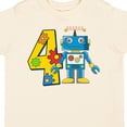 thumbnail image 4 of Inktastic 4th Birthday Robot Boys or Girls Toddler T-Shirt, 4 of 5
