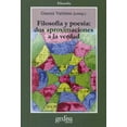 thumbnail image 1 of FILOSOFIA Y POESIA DOS APROXIMACIONES A LA VERDAD GEDISA GIANNI VATTIMO, 1 of 2