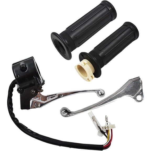 labwork Throttle Housing Left Right Clutch Brake Lever Hand Grips Replacement for Yamaha PW50 Y-Zinger 1981-2009 2012 2013 2014