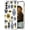 Clear Eiffel Tower Paris, variant on Compatible for Samsung Galaxy S26 Case, Thin Slim Cute Girly Skin Cases Protector with Airbag Bumper for Women Girls (Clear Hamsa Evil Eyes)