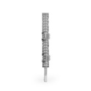 Mishimoto MMTC-MUS-15SL Transmission Cooler Compatible With Ford Mustand GT/V6 2015-2017 Sleek Silver