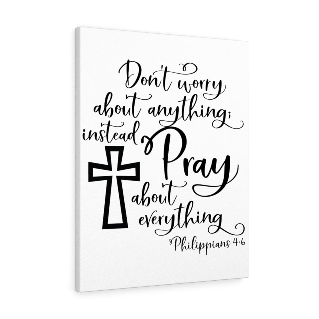 Scripture Walls Don't Worry About Anything Philippians 4:6 Bible Verse ...