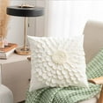 thumbnail image 7 of WNEXOPE Scandinavian Style Solid Color Leaf Pillow Cover - Soft and Comfortable Decorative Cushion for Sofa and Bedroom, 7 of 7