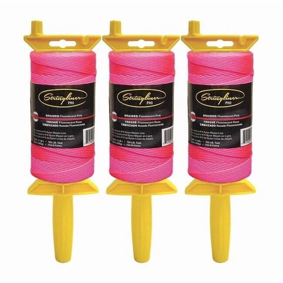 Stringliner Mason's Line Reel,FluorPink,1,000',PK3 25762
