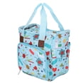 thumbnail image 2 of Bolsa de tejer de nailon, impermeable, portátil, plegable, divisor interior, para el hogar, con organizador de ropa de lana multifunción(Handbag), 2 of 5