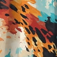 thumbnail image 3 of Designart "Artistic Tale In Black And Color" Animal Print Blackout Curtain Single Panel, 3 of 4