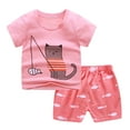 thumbnail image 2 of ATOGUTA Boys' Clothing Sets Cotton Shirts Shorts Summer Two-piece Outfits Sets, Sizes 1T-4T, 2 of 3