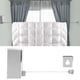 thumbnail image 4 of Tendedero retráctil Montado en la Pared Ropa de Acero Inoxidable Secado de Ropa Tendedero de Ropa Duradero Interior Balcón retráctil Colgante de Ropa Tendedero de Secado Interior al Aire Libre(Plata) Ecomeon no, 4 of 6