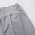 thumbnail image 6 of ManxiVoo Womens Casual Straight Leg Pants with Side Pockets Loose Fit High Waist Comfort Trousers for Yoga and Daily Wear L Size Light Ashy, 6 of 9
