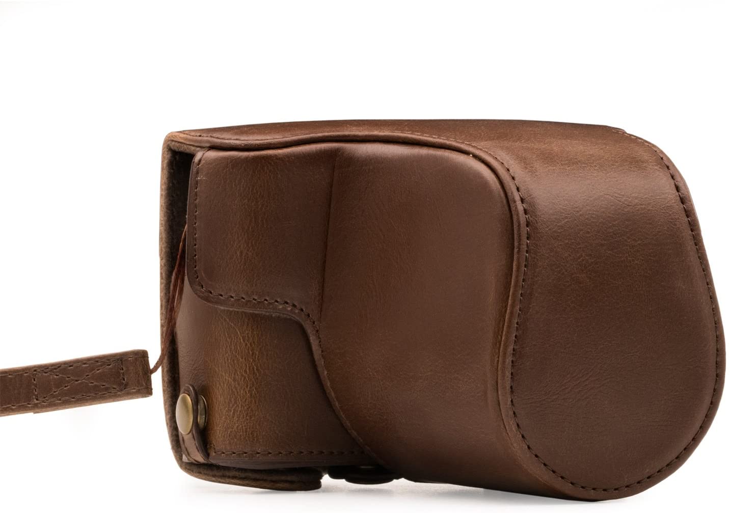 MegaGear Ever Ready Leather Camera Case Compatible with Canon EOS M200