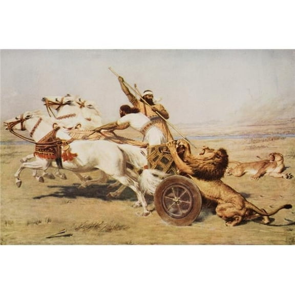 Nimrod  A Mighty Hunter.From The Painting By Briton Riviere From The Book The