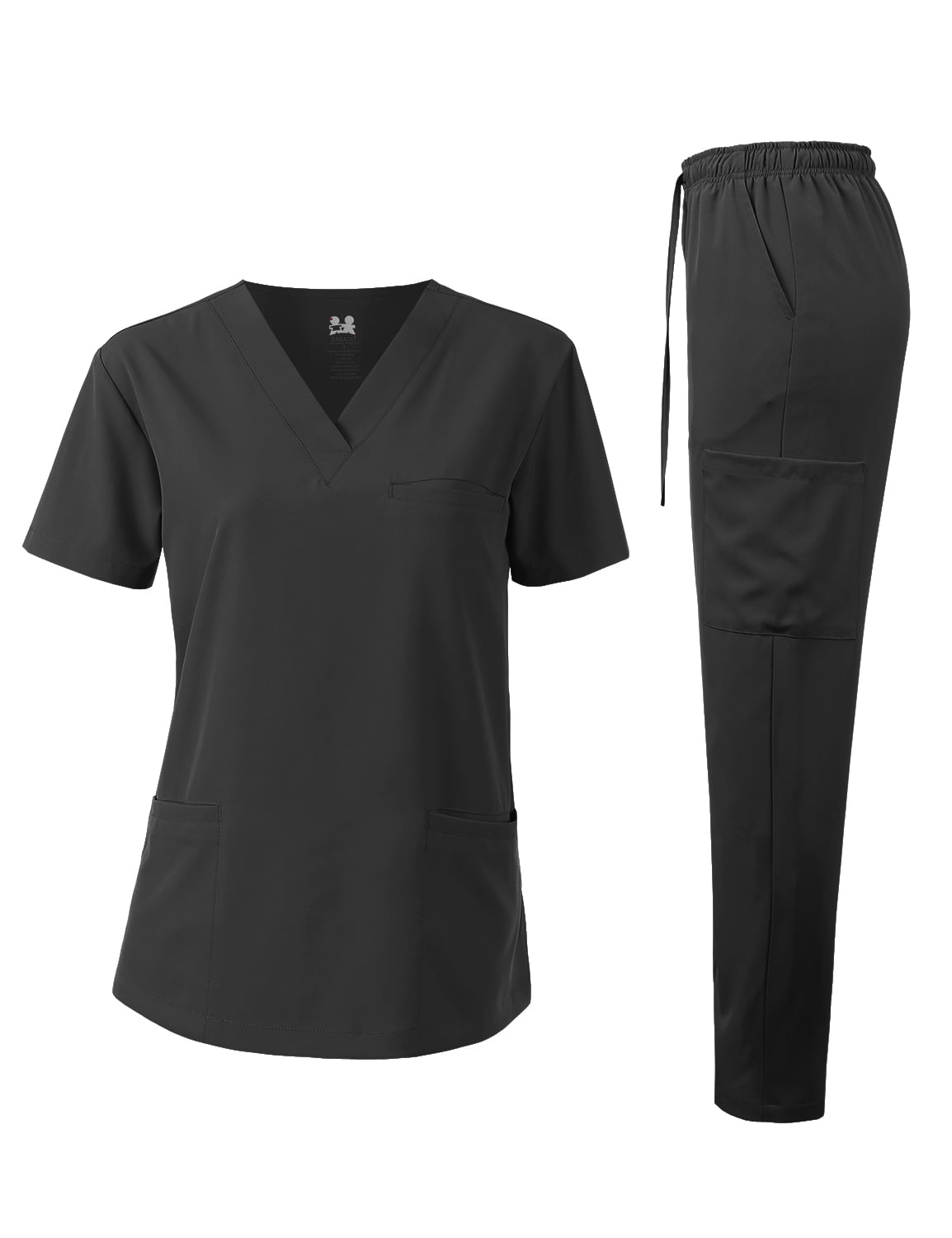 Dagacci Medical Uniform 4Way Stretch Unisex Scrub Set