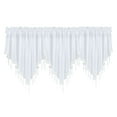 thumbnail image 4 of Cqxid Rideau à Moins de 10 $ 3 Pcs Rideau Uni Fini Rideau Draperie 51x24 Chambre Déco Maison Rideau Triangle Écran de Rideau Cuisine Rideau Court, 4 of 9