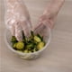 thumbnail image 2 of Inteprter 100 Pieces Food Plastic Gloves Multi-functional Glove Vegetable Fruit Beauty Outdoor Restaurant Cooking Kitchen Protective BBQ Type3 NO3, 2 of 6
