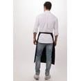 thumbnail image 4 of Chef Works Unisex Bistro Apron, Black W/ White Pinstripe, One Size, 4 of 6