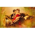 thumbnail image 2 of Voss, Johan 14x10 White Modern Wood Framed Museum Art Print Titled - Seduction, 2 of 4
