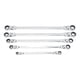 thumbnail image 1 of Juego De Llaves De Extremo De Caja Doble, Llave De Trinquete De Engranaje De Cabeza Flexible Extralarga De 72 Dientes De Alta Resistencia Para Herramienta Mecánica Profesional ANGGREK Double Box End Wrench Set, 1 of 8