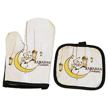 

Sofullue Oven Mitts and Pot Holders with Non-Slip Surface Gifts for Baking Lovers Cooking