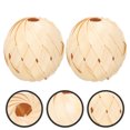 thumbnail image 2 of HERFIER Mini Woven Bamboo Balls for Home Decor and Easter (2pcs), 2 of 4